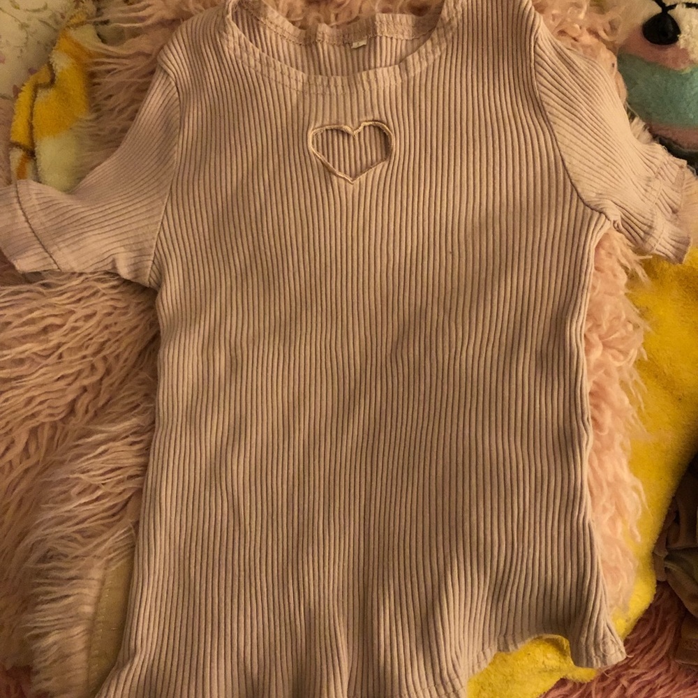 Pink Heart shirt kawaii